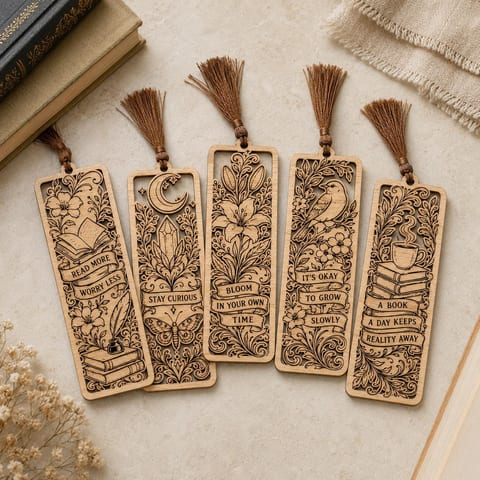 Book Lover Chapter Quotes Bookmark SVG Bundle