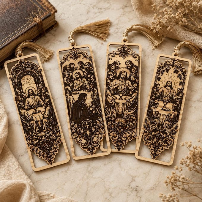 Last Supper Bookmark SVG Bundle Collection