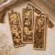 Christmas Santa Bookmark SVG Bundle for Laser Engraving